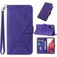thumbnail image 1 of S20 FE Case Wallet,for Samsung S20 FE Case,[Kickstand][Wrist Strap][Card Holder Slots] TPU Interior Protective PU Leather Folio Flip Cover for Samsung Galaxy S20 FE Case (Purple), 1 of 14