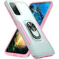 thumbnail image 1 of S20 FE Phone Case for S20 FE Case, with Magnetic Ring Shockproof Protection Dual Layer Case,with Kickstand, Samsung Galaxy S20 FE Case Green+Pink, 1 of 6