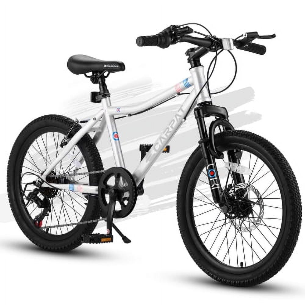 S20101 20 Inch Kids' Bike, Boys Girls Mountain Bike Ages 812, 7 Speed