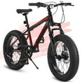 thumbnail image 1 of S20109 20 Inch Mountain Bike for Teenagers, High Carbon Steel Frame, Disc Brakes, Durable Wide Tires, Front Suspension, 7-Speed, Ideal for Snow and Off-Road Riding, 1 of 14