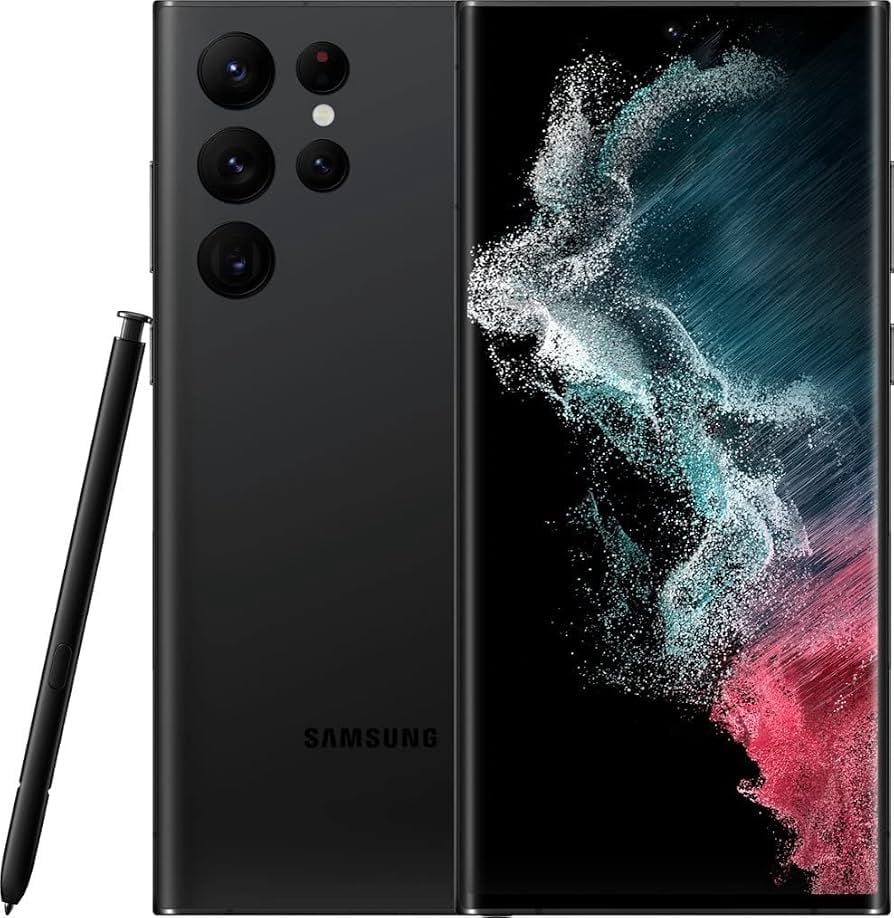 スマートフォン本体 Samsung Galaxy S22 Ultra 128GB Samsung Galaxy S22 Ultra Unlocked 128GB Black, 8K Video