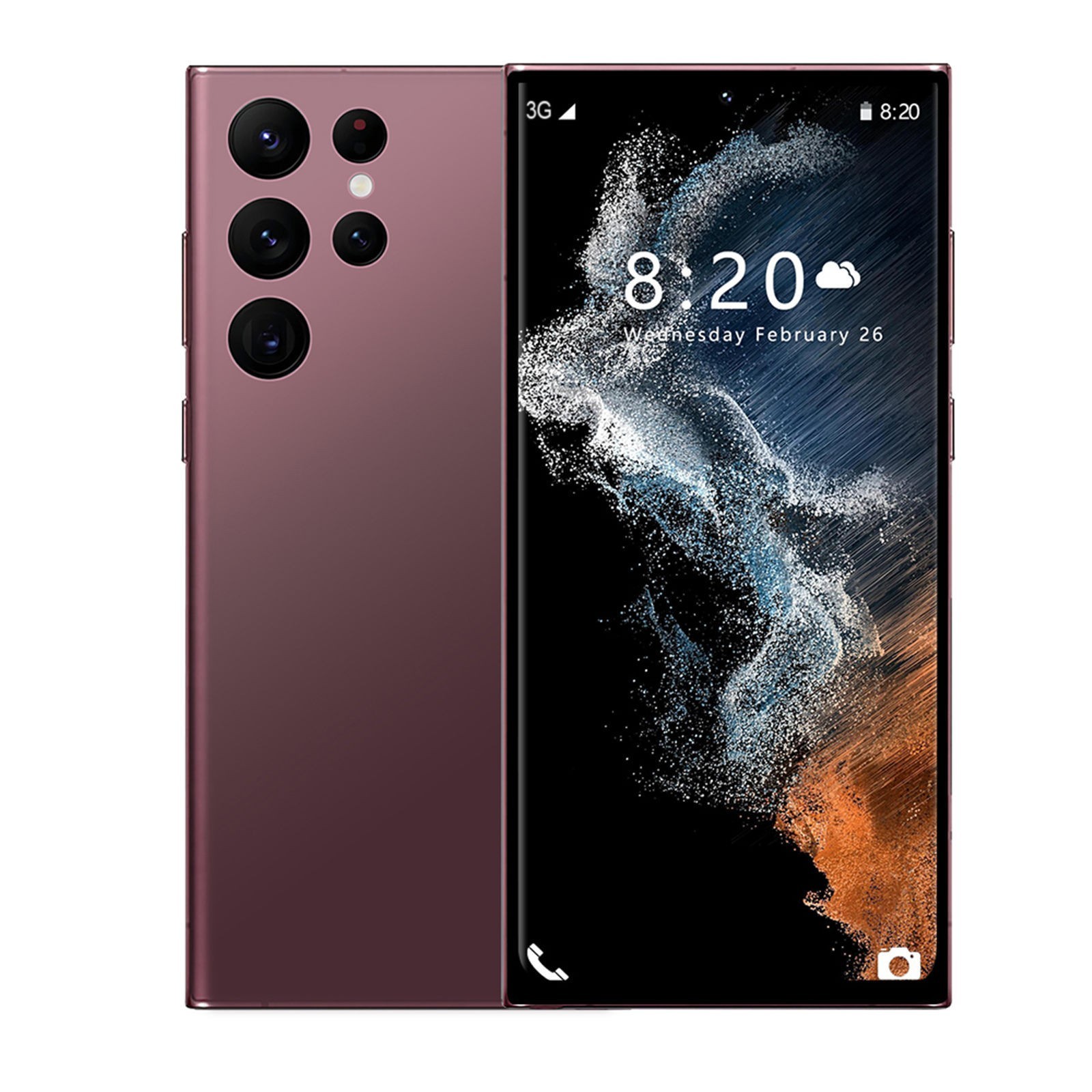 S22 Ultra 6.7 Inch Face Full Screen Android Smartphone 3G + ROM 64G