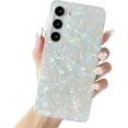 thumbnail image 1 of S23 Case, for Samsung Galaxy S23 Case for Women Girls Glitter Marble Floral Soft Silicone Slim Thin Cute Flexible Protective Girly Phone Case for Galaxy S23 5g, 1 of 11