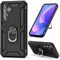 thumbnail image 1 of S23 FE Case Samsung S23 FE 5G Phone Case Galaxy S23 FE Case,Military Grade Protective Samsung S23 FE Case with Ring Kickstand for Samsung Galaxy S23 FE Black Case, 1 of 12