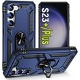 thumbnail image 1 of for S23 Plus Case for 23+ Case for Samsung 23Plus Case,with Stand [Military Grade Anti-Drop] Flexible Bumper Shockproof Phone,Case for Samsung Galaxy S23 Plus Case-Blue, 1 of 12