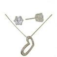 thumbnail image 1 of S2304WS Austrian Crystal 2 Pieces Earring Necklace Set, 1 of 1