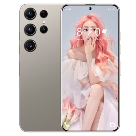 S24 Ultra Android 10 phone with 4G network enjoys fast internet access and 3GB+32GB mass storage.