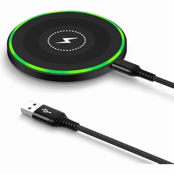 S25 Ultra Samsung Wireless Charger Fast Charging Pad for Galaxy Z Fold7 Flip7 FE S25 S25+ S24 Ultra FE S24+ S23 Ultra S22/Moto Edge 60 Pro/Razr 60/60 Ultra/Edge+, 15W Android Wireless Charger Station