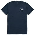 thumbnail image 1 of S25-WIN-NVY-05 Classic Military T-Shirt, Air Force Wing, Navy 2X, 1 of 2