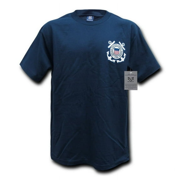 S26-CST-NVY-05 Basic Military T-Shirt, Coast Guard, Navy, 2X