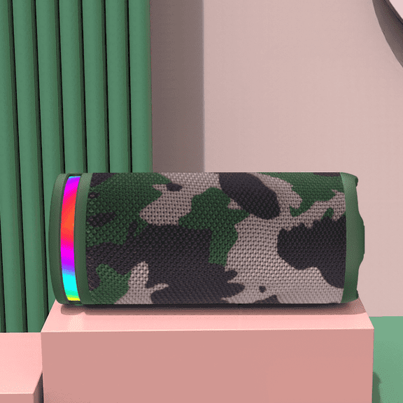 S278 Portable IPX6 Waterproof Bluetooth 5.0 Speaker, Dual Driver Deep Bass, Hi-Fi High Volume, Fast Stable Connection, Long-Lasting Battery, Ideal for Car, Outdoor, Camping & Hiking