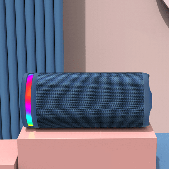 S278 Portable IPX6 Waterproof Bluetooth 5.0 Speaker, Dual Driver Deep Bass, Hi-Fi High Volume, Fast Stable Connection, Long-Lasting Battery, Ideal for Car, Outdoor, Camping & Hiking