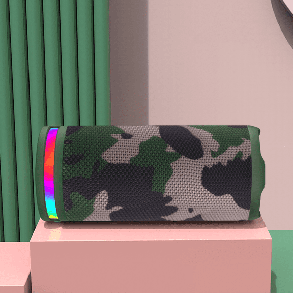 S278 Portable IPX6 Waterproof Bluetooth 5.0 Speaker, Dual Driver Deep Bass, Hi-Fi High Volume, Fast Stable Connection, Long-Lasting Battery, Ideal for Car, Outdoor, Camping & Hiking