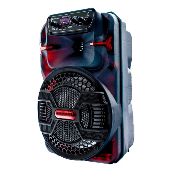 S2G Thunderlight Wireless Party Speaker with Microphone, 20W Powerful Sound, LED Light Show, DJ Controls, Voice Effects, Bluetooth & TWS Connectivity, 1800mAh Battery, Ideal for Karaoke & Events