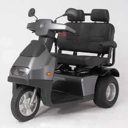 S3 DUO 3 Wheel Electric Vehicle for two by Afikim EV-Gray