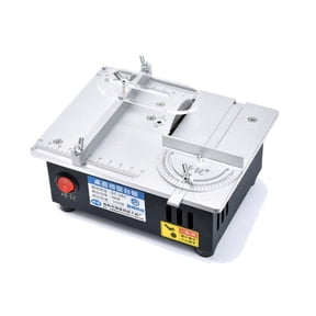 S3 Mini Table Panel Saw Woodworking Electric Small Bench Saw Handmade DIY Hobby Model Crafts Cutting Tool 775 Motor 63mm/2.5inch ,Easy to Operate