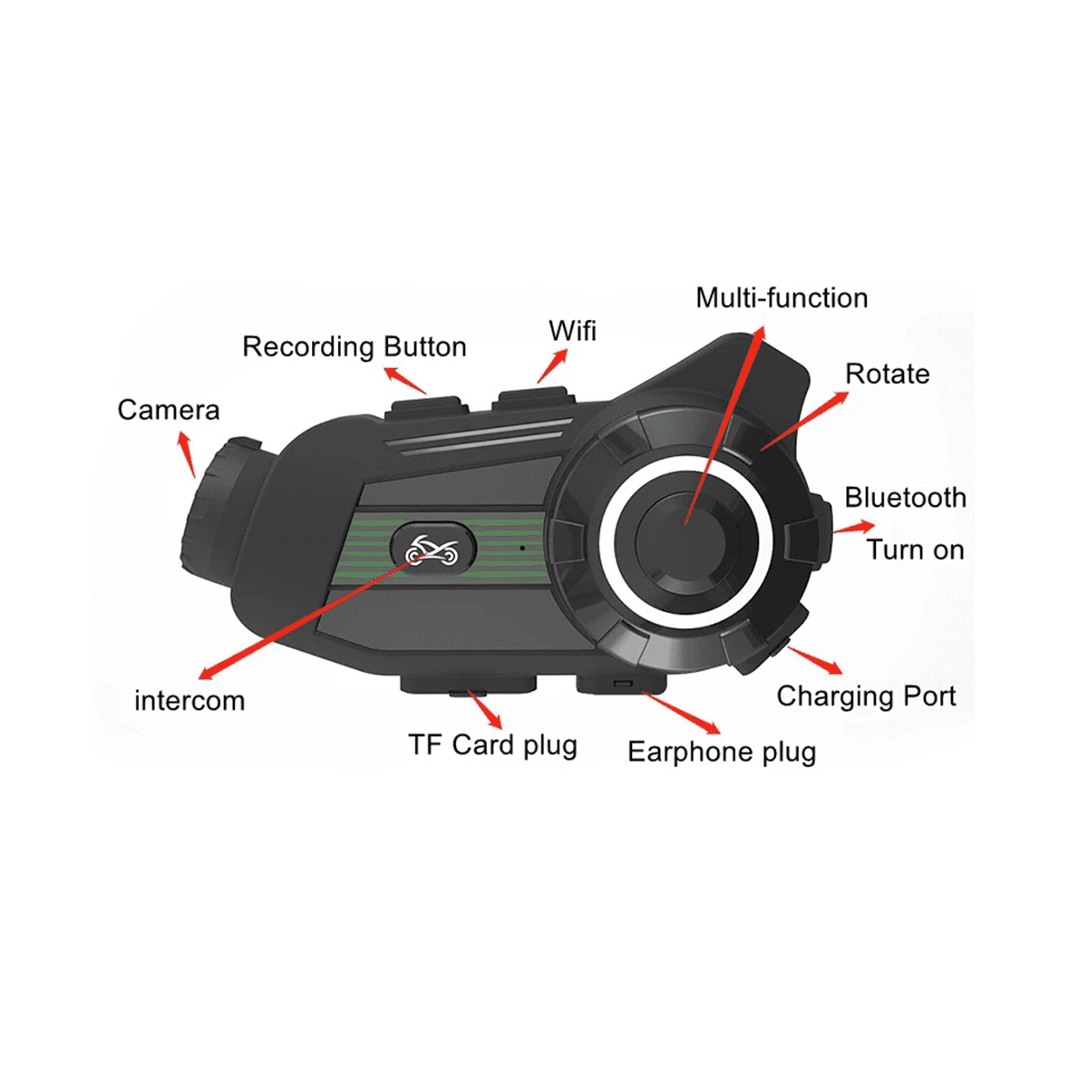 S3 Motorcycle Helmet Camera HD Bluetooth Wifi Motorbike DVR Dash Cam