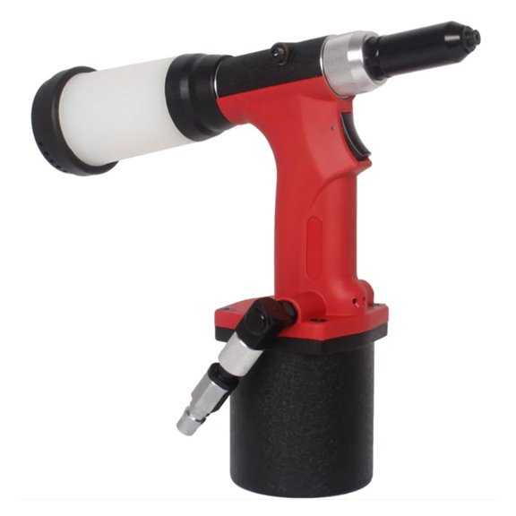 S30 Pneumatic Blind Riveter Air Rivet Guns Industrial Level Vacuum 2.4-4.8mm Red Color