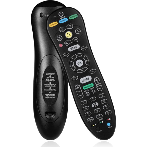 S30 Uverse Remote Control Fit for U-Verse Receiver Cable Box Multi-Function Digital Controls