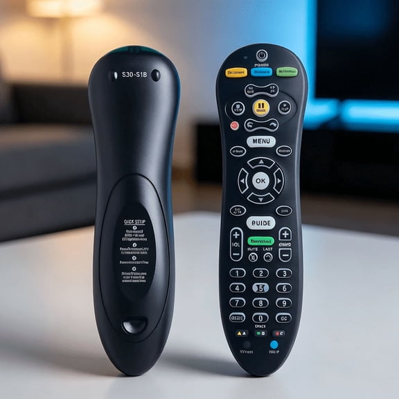 S30-S1B Backlit Replacement Remote Control for AT&T U-verse Cable Box, Replaces S30-S1A, Compatible with ISB7005 ISB7000 Set Top Box, Black
