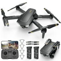 S300 FPV Drone with Camera for Adults and Kids, RC Quadcopter with 720P HD Camera and 5G WIFI Transmission, 2 Batteries, Black