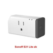 S31 Lite ZB 15A ZigBee US Smart Plug Wireless Outlet Socket Works with SmartThings Hub eWeLink Voice Control via Alexa