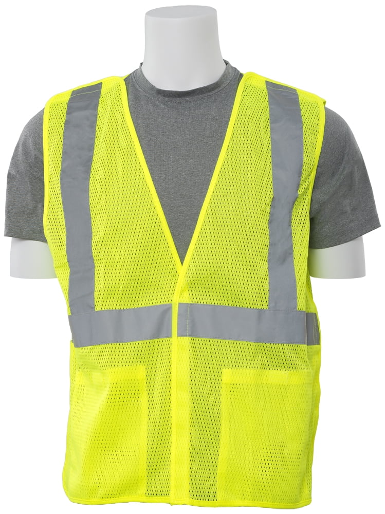 S320 Mesh Break-Away ANSI Class 2 Vest in Hi-Viz Lime, 4X