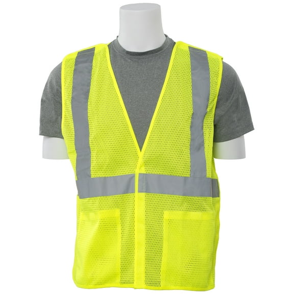 S320 Mesh Break-Away ANSI Class 2 Vest in Hi-Viz Lime, 4X
