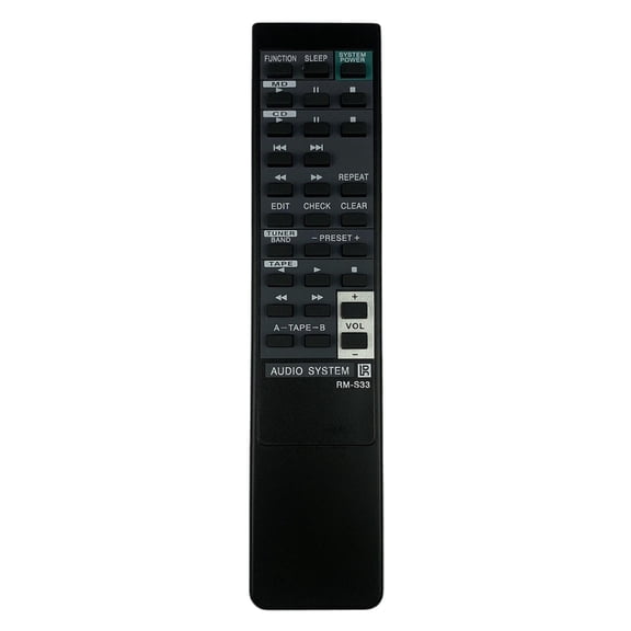 S33 Remote Control Replacement Ergonomic Silicone Button Remote With Auto Sleep Mode For Household Entertainment