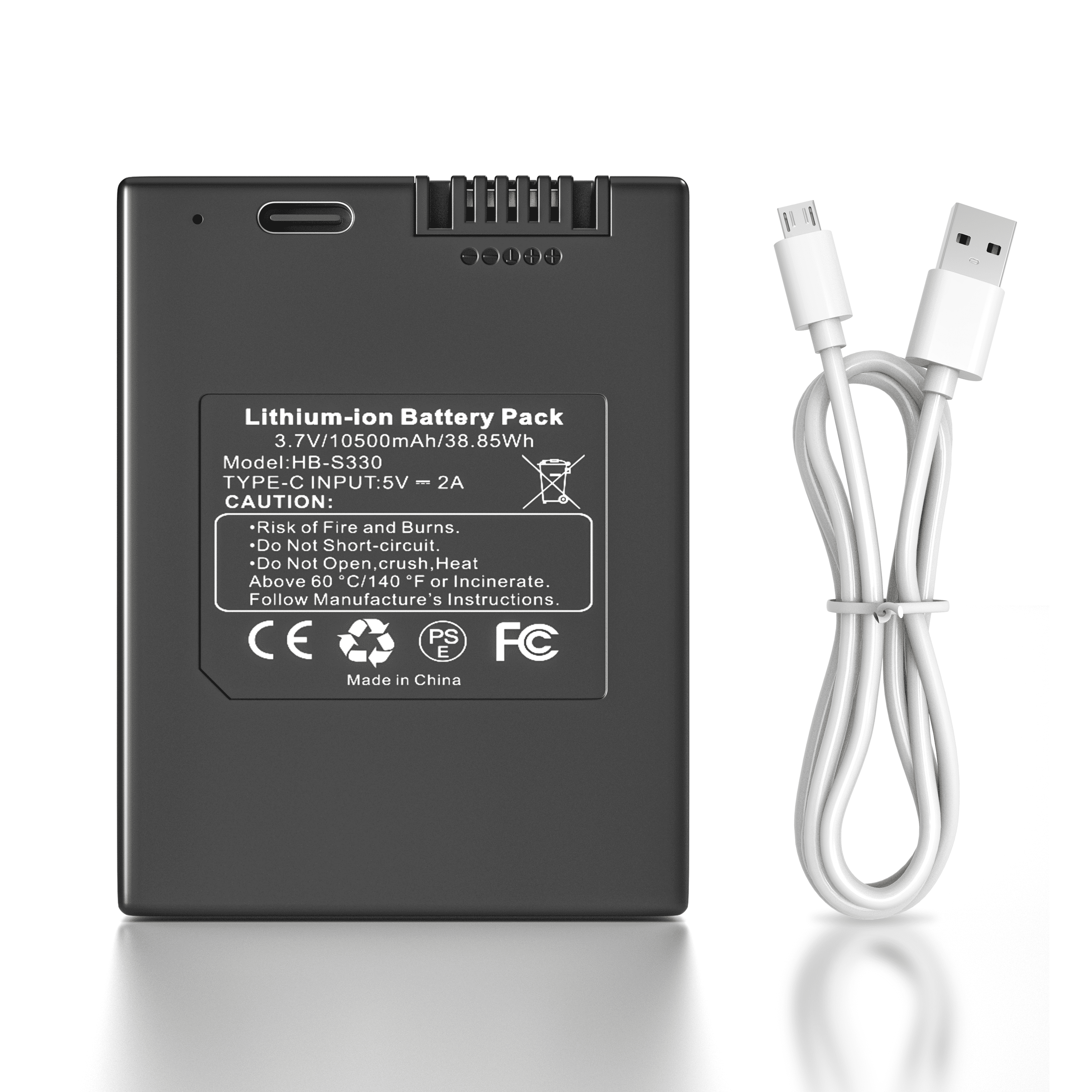 Batterie De Remplacement S330/E330 Pour Sonnette Vidéo Eufy - Modèle BI03XL Par Burflo, Neuve