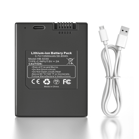 S330 Smart Lock Battery,Upgraded 3.7V 10500mAh Rechargeable Battery for T8520 Battery, Compatible with eufy Security S230 E330 3-in-1 Video Smart Lock,T8970 SmartDrop, Smart Delivery Box