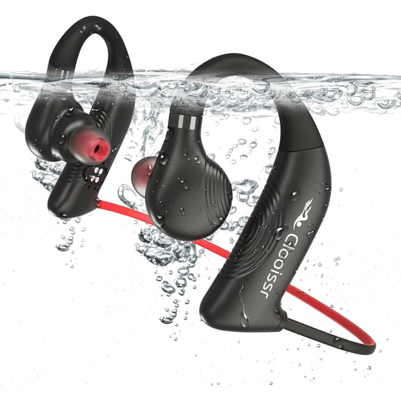 S36 HiFi Waterproof Earbuds for Swimming, IPX8 TOP 32GB Swimming Headphones with Bluetooth & MP3 Playback, in-Ear Noise Cancellation Wireless water Sports (32GB)