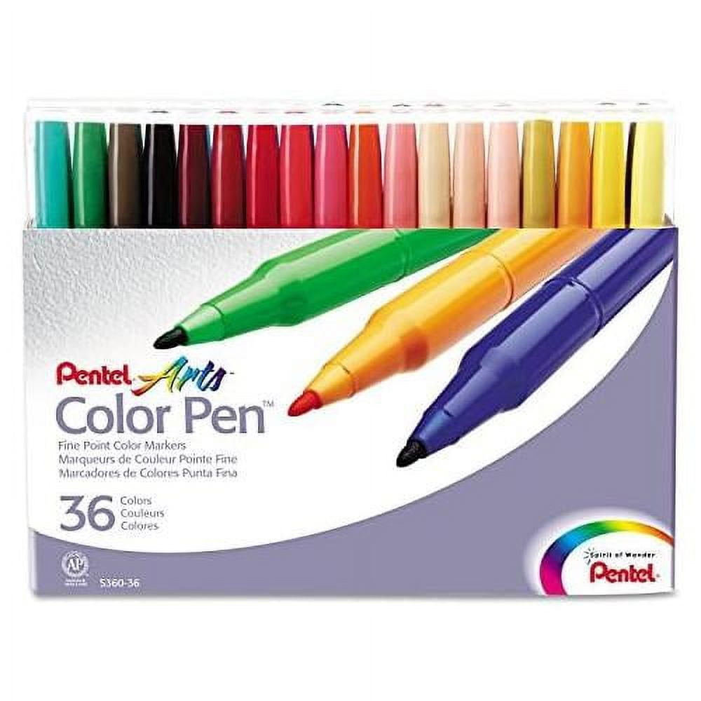 S36036 Fine Point Color Pen Set, 36 Assorted Colors, 36/Set