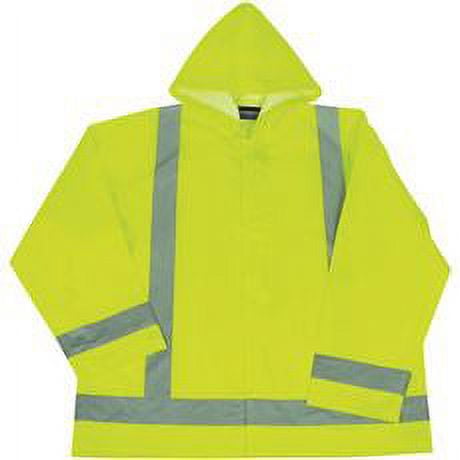 S373 Class 3 Rain Jacket, Lime 3X-Large/4X-Large