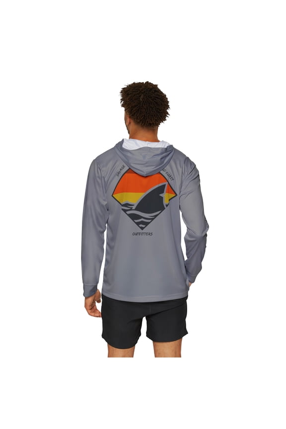 S3CO Men's UPF 50+ Performance Hoodie (AOP) - Beach & Fishing