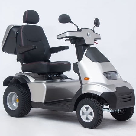 S4 4 Wheel Electric Vehicle by Afikim-20" Width Seat-450 lbs-11.3 mph-Silver