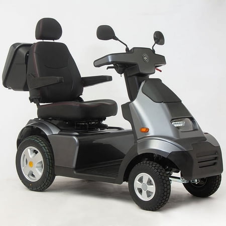 S4 4 Wheel Electric Vehicle by Afikim-22" width seat-450 lbs-11.3 MPH-Gray