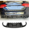 thumbnail image 1 of S4 Carbon Fiber Rear Bumper Lip Diffuser fits for Audi S4 B8 2008-2012 Rear Bumper Cover Lower Lip Spoiler, 1 of 7