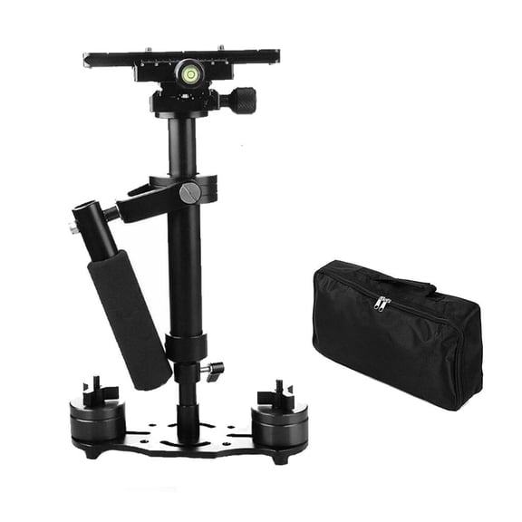 S40 Aluminum Handheld Stabilizer 40cm for Camera & Camcorder Steadycam DSLRs