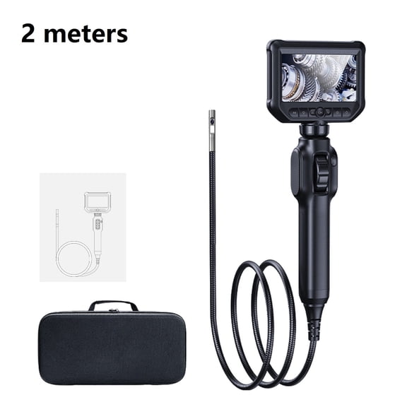 S43 8mm Dual Lens Pipeline Detector Turnable Handheld Industrial Borescopes 2M