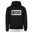thumbnail image 1 of S4E Men's Distressed Boo Halloween Hoodie Sweatshirts XX-Large Black, 1 of 4