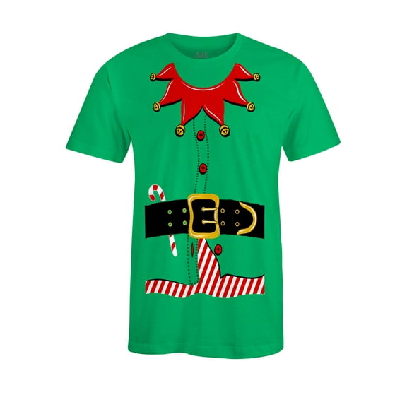 S4E Men's Elf Christmas Holiday Costume T-Shirt X-Large Irish Green