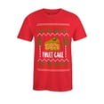 thumbnail image 1 of S4E Men's Fruit Cake Christmas Holiday T-Shirt XXXXX-Large Red, 1 of 4