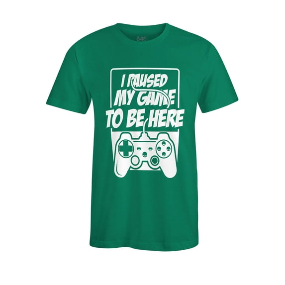 S4E Men's I Paused My Game to Be Here T-Shirt Large Kelly