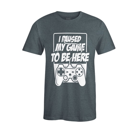 S4E Men's I Paused My Game to Be Here T-Shirt X-Large Dark Heather