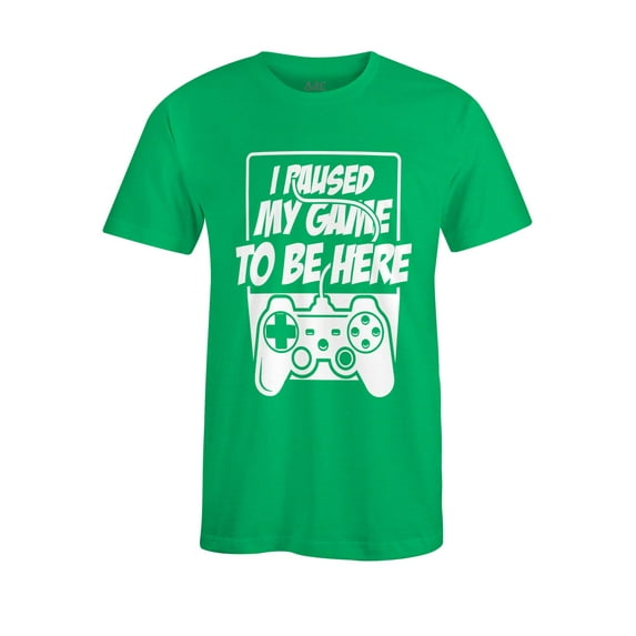 S4E Men's I Paused My Game to Be Here T-Shirt XX-Large Irish Green
