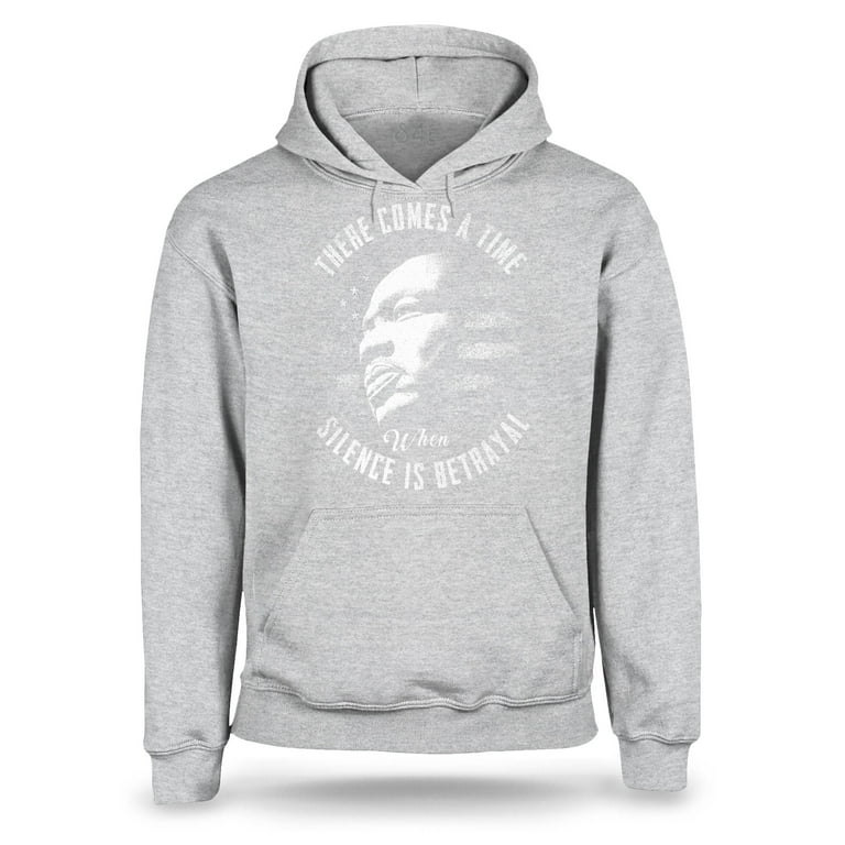 S4E Men's Martin Luther King Silence is Betrayal Hoodie