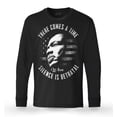 thumbnail image 1 of S4E Men's Martin Luther King Jr. Silence is Betrayal Long Sleeve ShirtXX-Large Red, 1 of 4