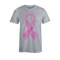 thumbnail image 1 of S4E Men's Pink Ribbon Word Montage T-Shirt Medium Sports Grey, 1 of 4