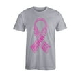 thumbnail image 1 of S4E Men's Pink Ribbon Word Montage T-Shirt XXXX-Large Sports Grey, 1 of 4